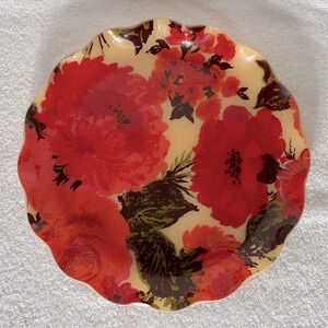 Vintage Hardy Glenwood Floral  Fab Composite Fabware Serving Tray Decor